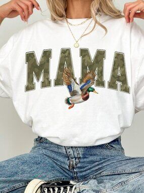 Mama Camo Hunting Tee, Old School Camo Tee, Mother Day Gift